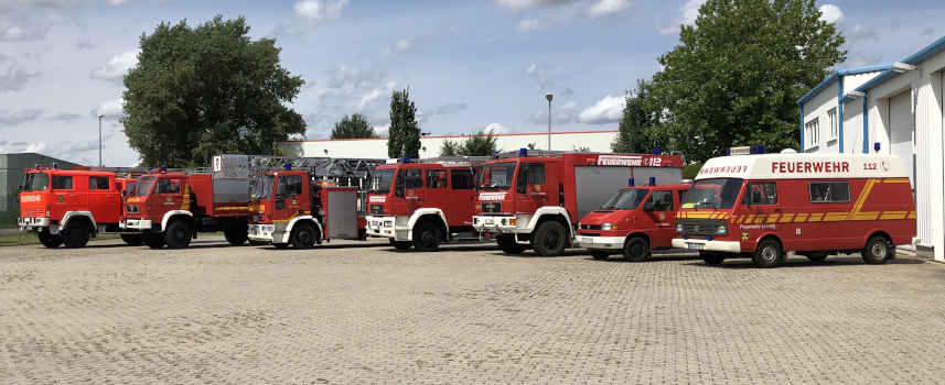Bild von der Fahrzeugen der Feuerwehr Leisnig